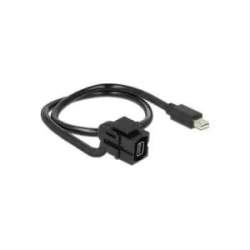 Kabel DisplayPort DeLOCK 86374 0.5 m Mini DisplayPort Czarny