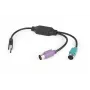Adapter 2xPS2->USB mysz + klawiatura