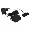 Lampa LED do montażu na półce cama meble 2LED niebieska, prostokątna, natynkowa, przezroczysta/czarna