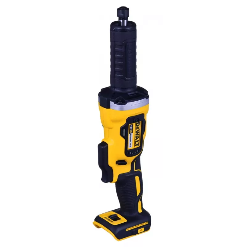 Prosta szlifierka trzpieniowa DeWALT DCG426N-XJ, akumulator 18 V, 5000–25000 obr./min, tulejka zaciskowa Ø do 6 mm, moc wyjściowa 760 W, 1,19 kg