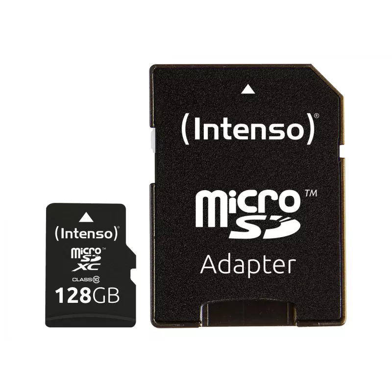 KARTA PAMIĘCI MICRO SDXC 128GB C10/Z ADAPTEREM 3413491 INTENSO