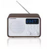 Radio przenośne z Bluetooth i USB BLAUPUNKT PP7BT, kolor: brązowe drewno/biały