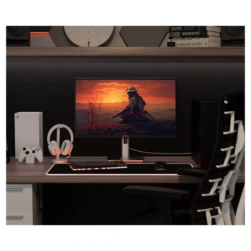 JAPANNEXT JN-I270FHD200F-HSP monitor komputerowy 68,6 cm (27 cali) 1920 x 1080 pikseli Full HD LED Srebrny