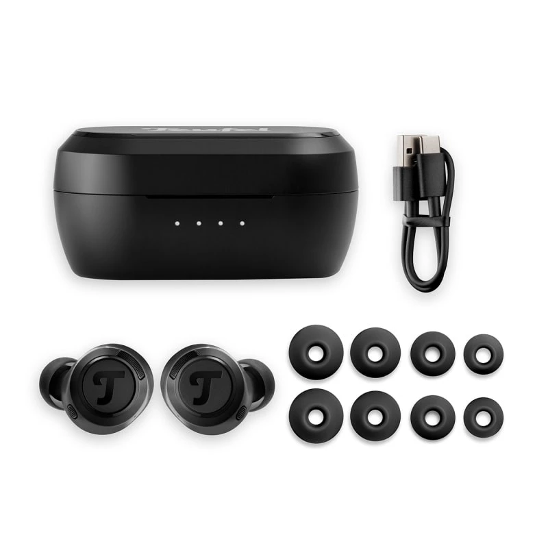 Teufel REAL Niebieski TWS 3 Zestaw słuchawkowy Bezprzewodowy Douszny Połączenia/Muzyka Bluetooth Czarny