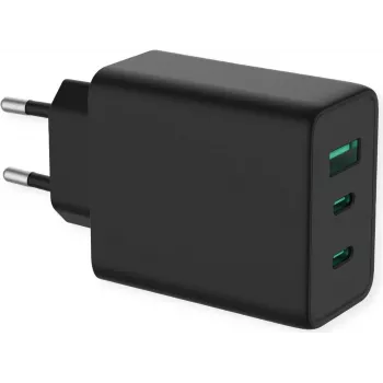 ROTRONIC-SECOMP Value - Zasilacz - Technologia GaN - 65 W - 5 A - 3 porty wyjściowe (USB, 2 x USB-C)
