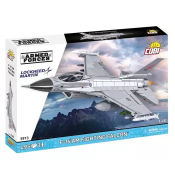 Cobi Zestaw konstrukcyjny F-16AM Fighting Falcon, 495 elementów, model w skali