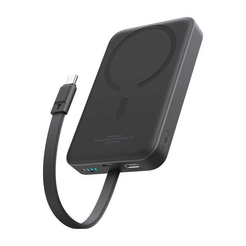 Baseus Mini 10000mAh 30W Magnetyczny Powerbank (czarny) Edycja Bayern