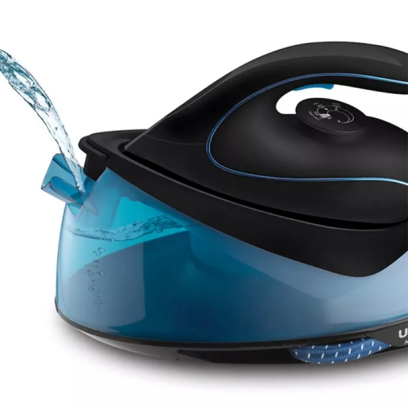 Żelazko Zelmer Aqua Steam ZIS5400 czarno-niebieskie