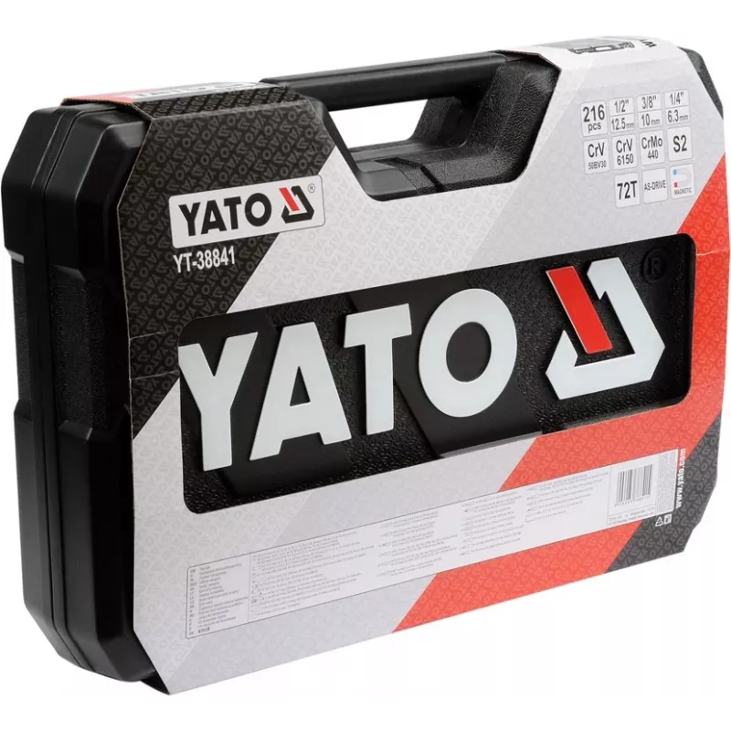 Zestaw kluczy nasadowych YATO YT-38841 1/4 inch, 3/8 inch, 1/2 inch