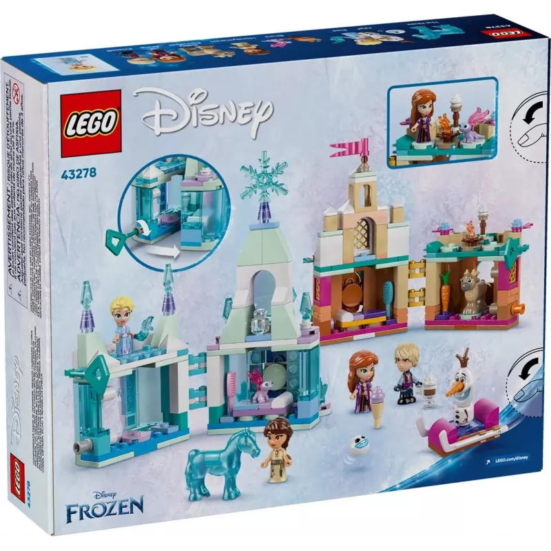 LEGO DISNEY 43278 Mini Zamek Arendelle i Pałac Lodowy Elsy