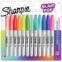 Marker Sharpie 2198780 końcówka precyzyjna 12 szt. wielokolorowy (niebieski, zielony, pomarańczowy, różowy, fioletowy, czerwony, żółty)