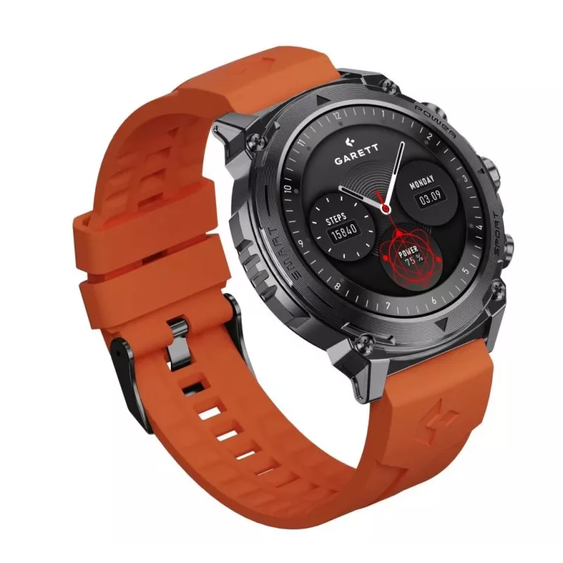 Smartwatch Garett Atom Czarny Steel