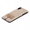 Etui na telefon man and wood dla iPhone XS Max — drewno jabłoni, czarne