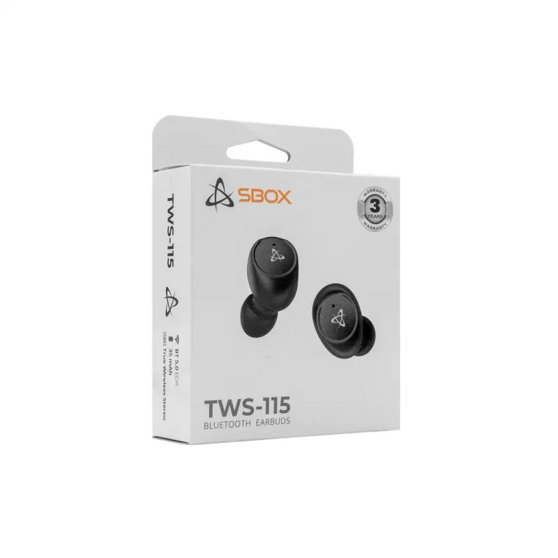 Słuchawki SBOX EB-TWS115 Czarny