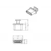 Osłona zabezpieczająca gniazdo DeLOCK 64013 USB Type-C Czarny