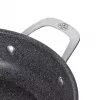 Głęboka patelnia indukcyjna z 2 uchwytami BALLARINI Salina Granitium 24 cm 75002-811-0