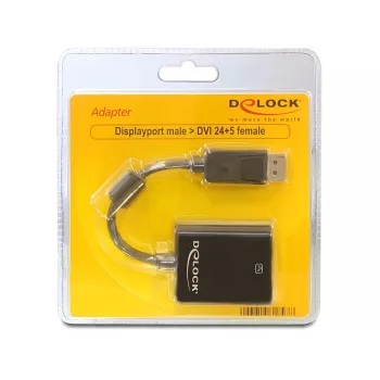 Delock Adapter Displayport męski > DVI 24+5 żeński - Adapter DisplayPort - DisplayPort (M)