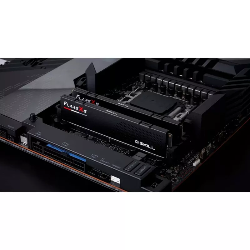 DIMM 64 GB DDR5-6000 (2x 32 GB) Dual-Kit, Arbeitsspeicher schwarz, F5-6000J3636F32GX2-FX5, Flare X5, INTEL XMP, AMD EXPO