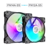 Gamemax | Wentylator obudowy | FN14A-S5 | Czarny