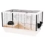 Klatka dla gryzoni INTER ZOO Bunny 80 De Luxe — plastikowa, 78×48×50 cm, z miską w zestawie