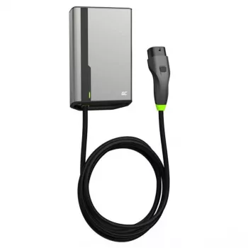 Wallbox zielony Cell GC EVGC021B2250 3.6-22 KW 5m NFC Szary Aluminium