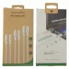 4smarts USB-C na kabel PremiumCord 60W zestaw 3 szt. 0,5 m + 1,5 m + 3 m biały - srebrny, biały - 3 szt. (540621)