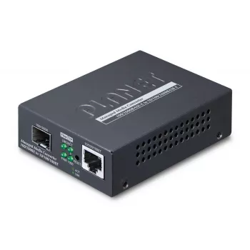 PLANET Web/SNMP Man sieciowy konwerter mediów Czarny Gigabit Ethernet SFP