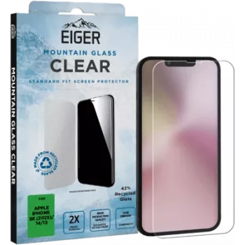Hartowane szkło ochronne Eiger Mountain Glass Clear do iPhone SE 2025 / iPhone 14 / iPhone 13 EGSP01024