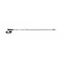 Kije do nordic walking Leki NEOLITE CARBON 125 cm, trzonek z włókna węglowego, biały, czarna rączka i pasek