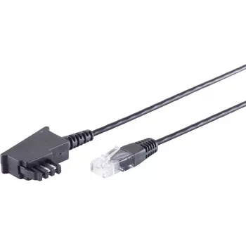 Kabel telefoniczny ShiverPeaks S/CONN 12-09045 3 m Czarny
