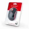 GEMBIRD MUSW-4B-03-R Bezprzewodowa Mysz Optyczna MUSW-4B-03-R 1600 DPI nano USB Czarno-Czerwona