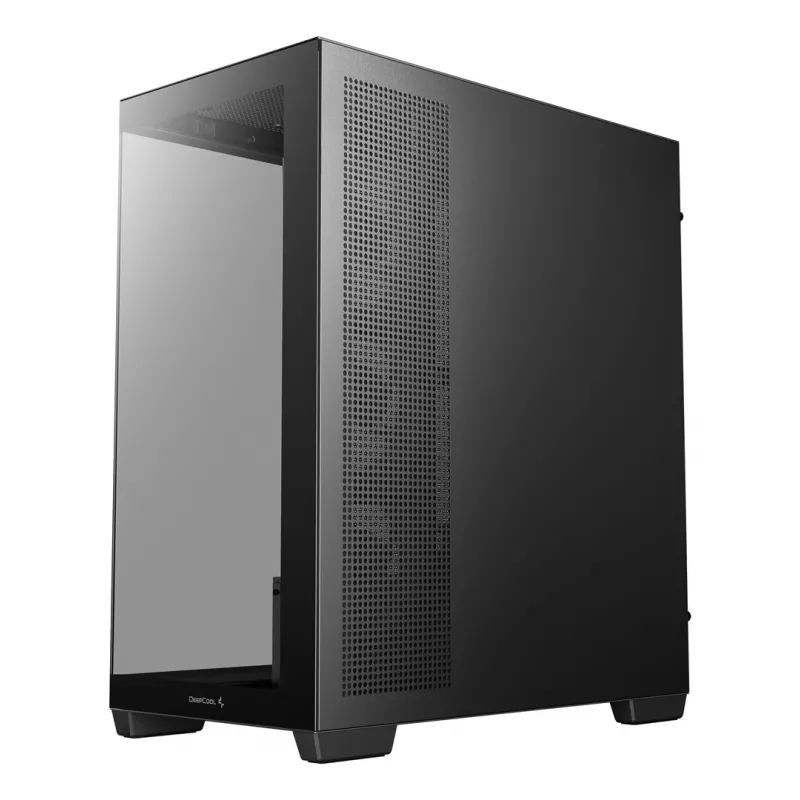 Obudowa PC DeepCool CG580 4F Midi Tower — ATX/ITX/MicroATX, szkło hartowane, wentylatory 3×120mm+1×120mm, 2×3,5 inch i 2×2,5 inch, USB-A×2 USB-C×1, czarna