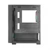 Obudowa PC TACENS Mars Gaming MC-VORTEX Mini Tower Mini-ITX/Micro-ATX Szkło hartowane Czarna, 3x120mm, GPU 27,3 cm, Chłodzenie CPU 162 mm