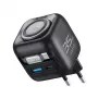 Podróżna ładowarka GaN Havit UC250 A-EU 20V 1xUSB-C 0,7m czarna