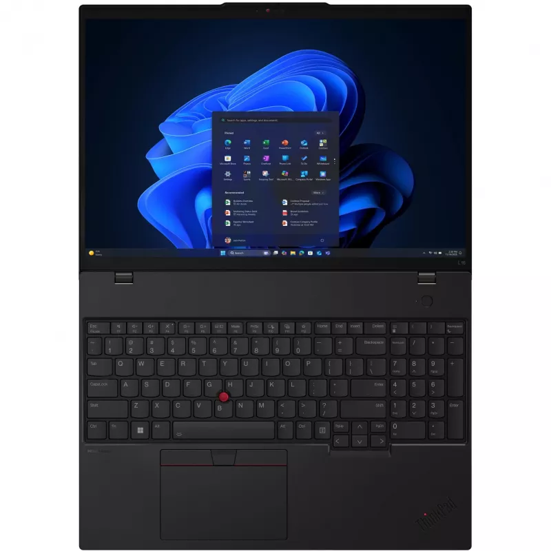 Lenovo ThinkPad L16 Gen 2 (Intel) Intel Core Ultra 5 225U Laptop 40,6 cm (16 cali) WUXGA 32 GB DDR5-SDRAM 1 TB SSD Wi-Fi 6E (802.11ax) Windows 11 Pro Czarny