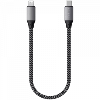Satechi ST-TCL10M kabel USB 0,25 m USB C USB C/Lightning czarno-szary