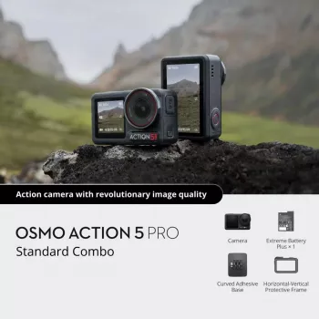 Kamera sportowa DJI Osmo Action 5 Pro 40 MP 4K Ultra HD CMOS 25.4 / 1.3 mm (1 / 1.3) Wi-Fi 146 g