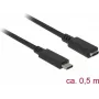 C2G kabel InfiniBand/światłowodowy 2 m LC SC OFNR Turkusowy