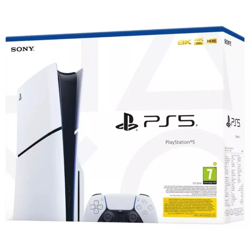 Konsola do gier Sony PlayStation 5 E Chassis Standard Disc edition — 1 TB SSD, AMD Ryzen Zen 2 3,5 GHz, 16 GB, GDDR6, Bluetooth 5.1, Wi‑Fi, Gigabit Ethernet