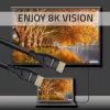 Kabel HDMI 2.1 QOLTEC 5 m — 48 Gbit/s, 8K@60Hz, 26AWG, pozłacane złącza