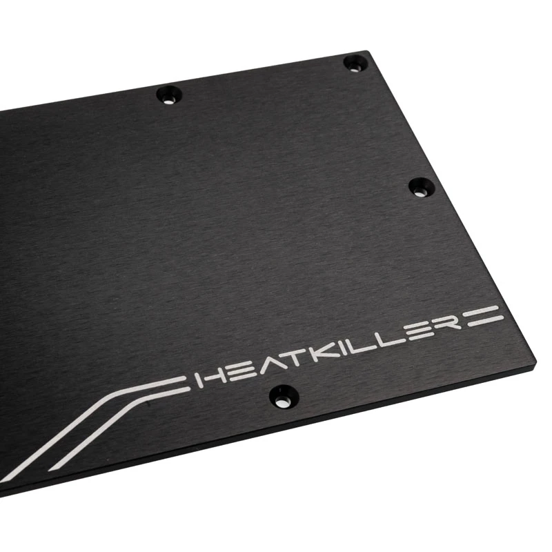 Backplate Watercool 16070 — aluminiowa część układu chłodzenia komputera, czarna, 1 szt.
