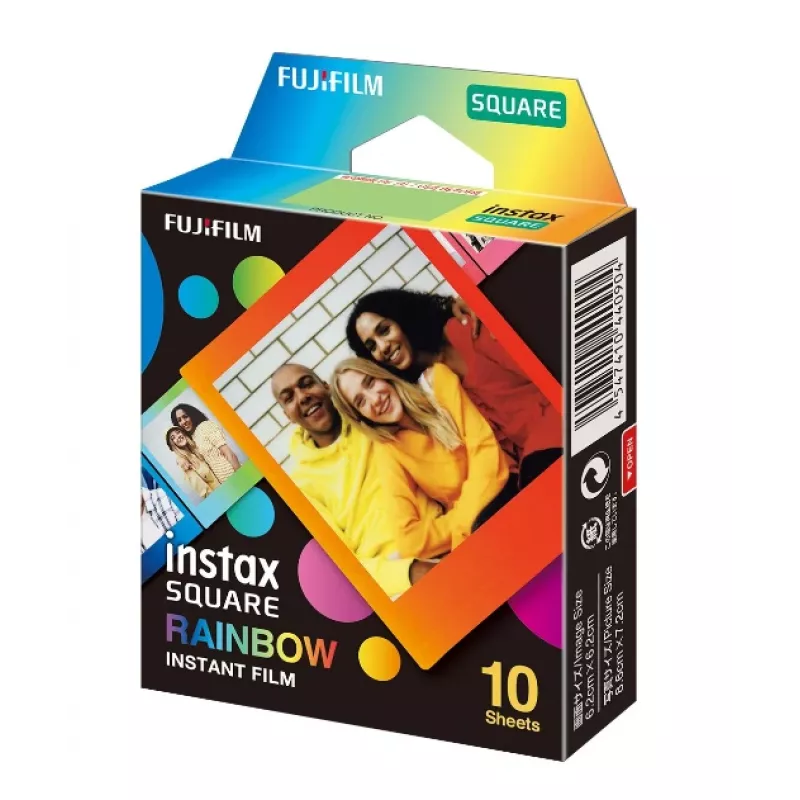 Błona natychmiastowa Fujifilm SQUARE Rainbow 10 szt.