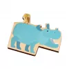 Puzzle 2 w 1 Elefant