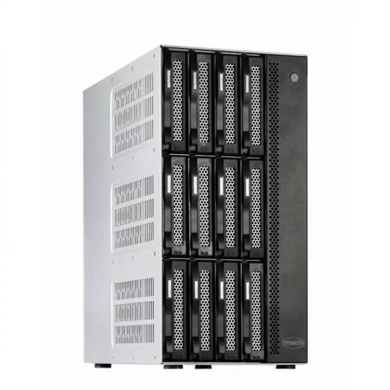 TerraMaster T12-500 Pro NAS Mini Tower Intel® Core™ i7 16 GB DDR5 0 TB Szary