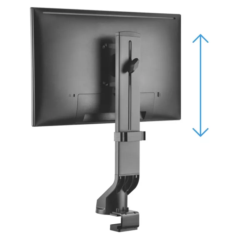 Maclean MC-853 Uchwyt na 1 Monitor na Biurko z Wspornikiem Komputerowym 17-32 cale VESA 75x75 100x100 do 8 kg (na 1 ekran)