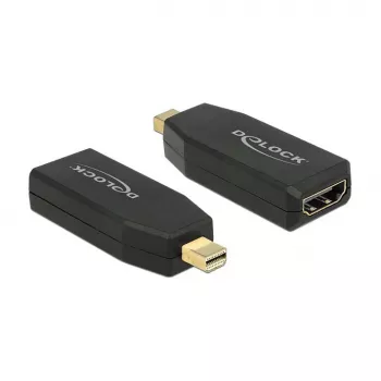 Przejściówka/adapter złączy DeLOCK 65583 mini Displayport 1.2 HDMI Czarny