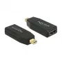 Przejściówka/adapter złączy DeLOCK 65583 mini Displayport 1.2 HDMI Czarny
