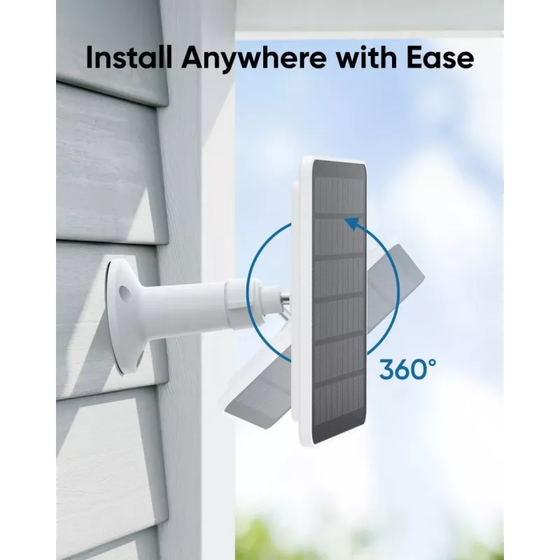 Panel słoneczny Eufy 3W do kamer EufyCam 2, EufyCam 2 Pro, EufyCam 2C, EufyCam 2C Pro, EufyCam S330, SolocamS230