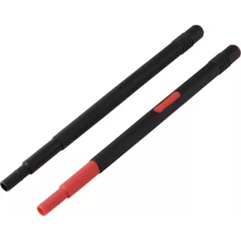 VOLTCRAFT MSL-510 przedłużacz sondy pomiarowej 200 mm Wtyk 4 mm Gniazdo 4 mm Czerwony, Czarny 1 Para (VC-17312665)
