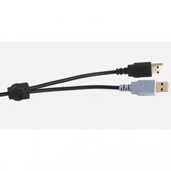 Logickeyboard LKB-MCOM4-A2PC-FR Klawiatura USB AZERTY Francuski Czarna (LKB-MCOM4-A2PC-FR)